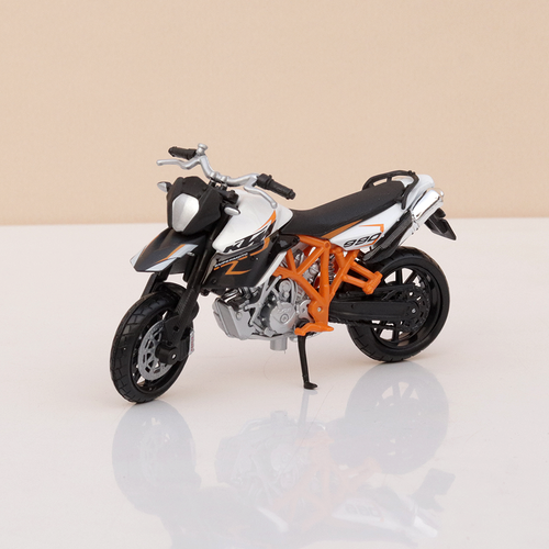 Bburago Original KTM 990 Supermoto R Licensed Diecast Bike | 1:18 Scale Model (14 Years Till Grown Ups)