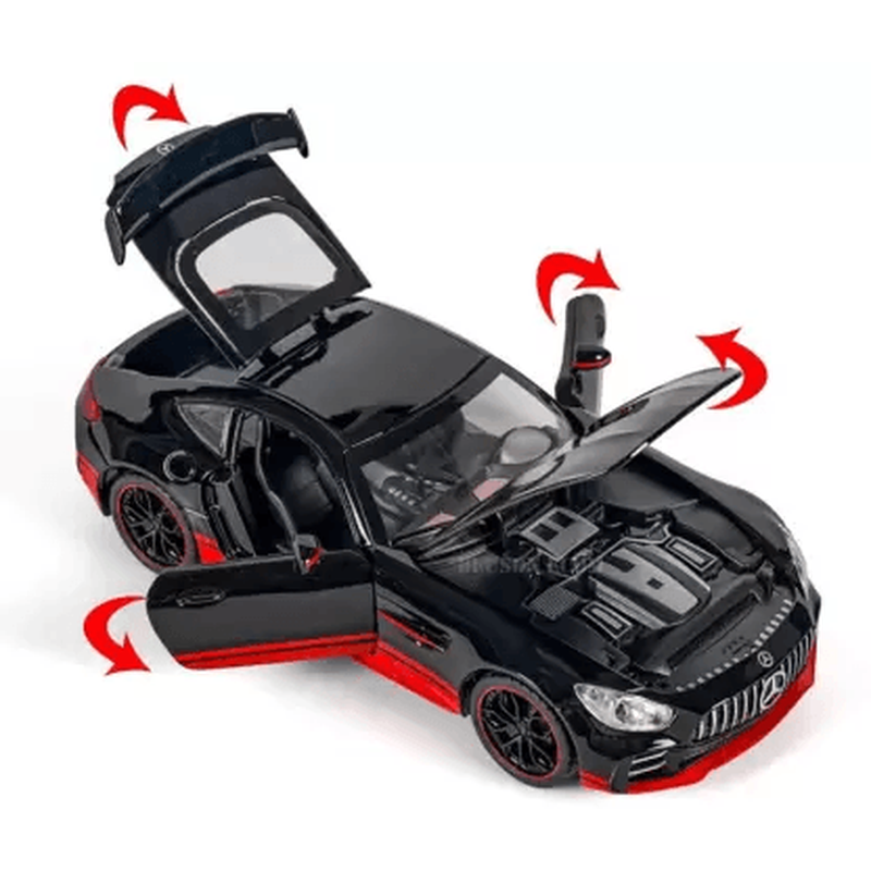 Resembling Big Size 1/24 Benz AMG GTR RB Toy Cars