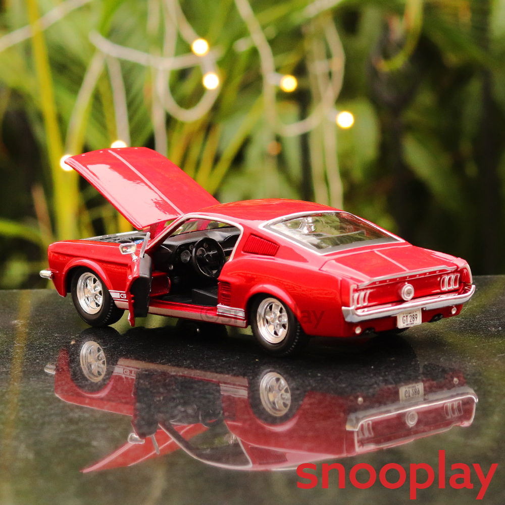 Licensed 1967 Ford Mustang GT Diecast Car (1:24 Scale Model)