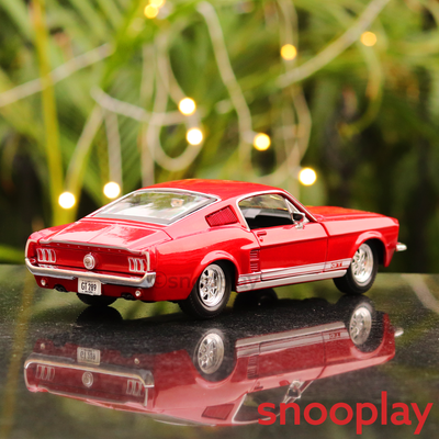 Licensed 1967 Ford Mustang GT Diecast Car (1:24 Scale Model)