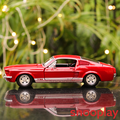 Licensed 1967 Ford Mustang GT Diecast Car (1:24 Scale Model)