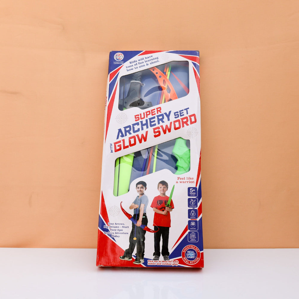 Ratna's 2-in-1 Super Archery & Glowing Sword Battle Set (5-10 Years)