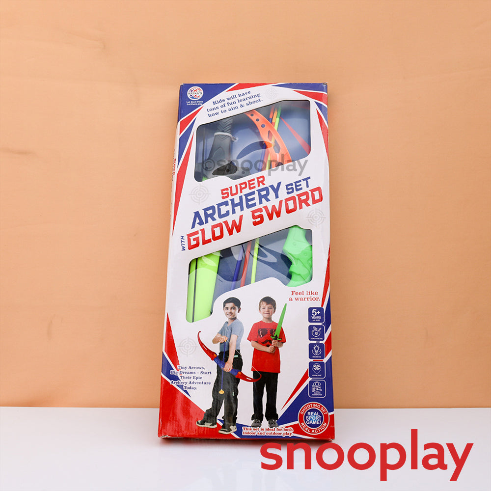 Ratna's 2-in-1 Super Archery & Glowing Sword Battle Set (5-10 Years)