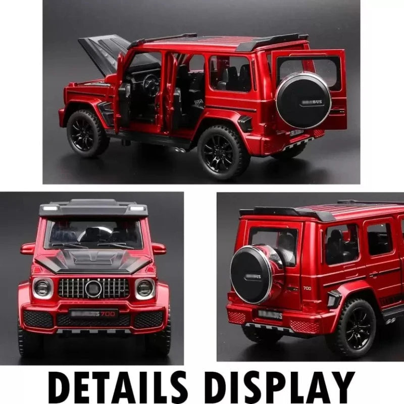 1:32 Diecast Toy Car Resembling Brabus 700 With Light & Sound (Pack of 1) - Assorted Colours