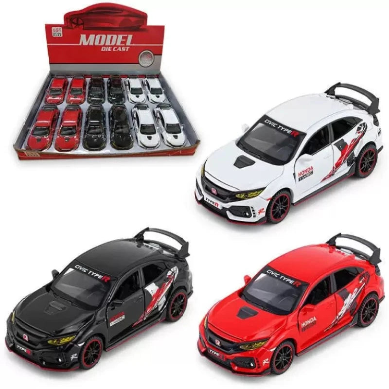 Buy Resembling Honda Civic Type-R Diecast Car with Light Sound