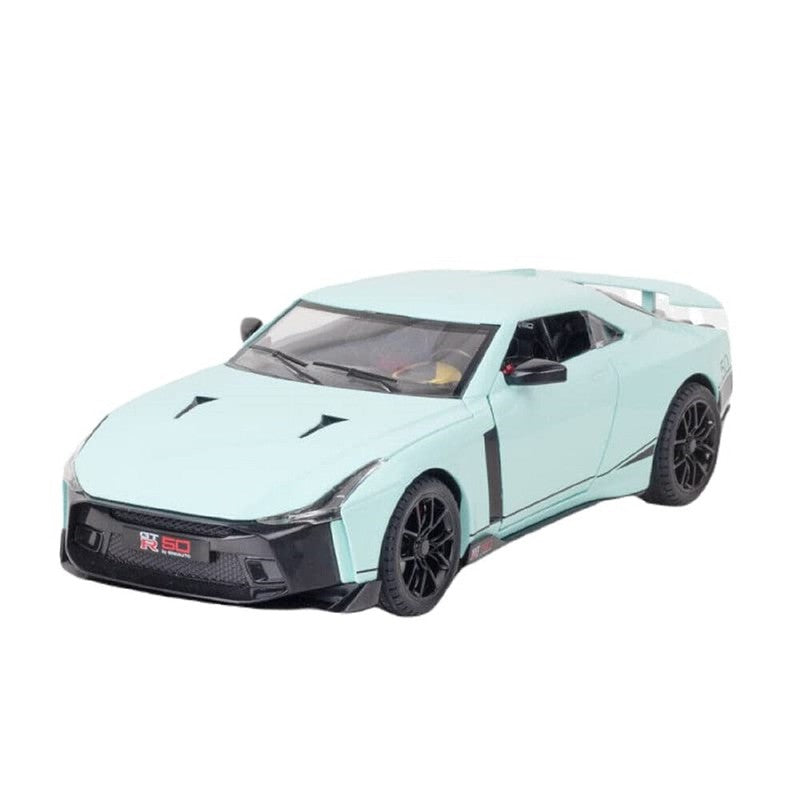 Buy Resembling Nissan GT-R50 124 Diecast Car - Pull Back, Openable ...