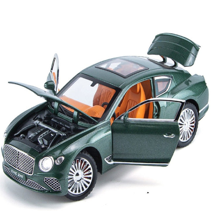 Diecast Resembling Bentley European Simulation Pull Back Car with Lights & Sounds | 1:24 Scale Model