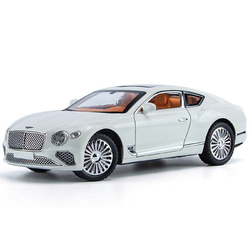 Diecast Resembling Bentley European Simulation Pull Back Car with Lights & Sounds | 1:24 Scale Model