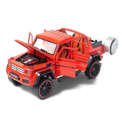 Resembling MERC Benz G Class Diecast Car | 1:24 Scale Model | Red