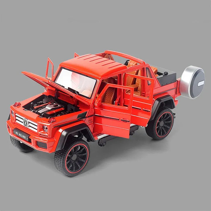 Resembling MERC Benz G Class Diecast Car | 1:24 Scale Model | Red