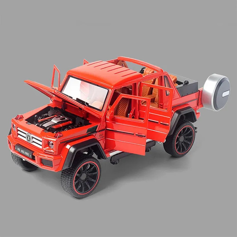 Resembling MERC Benz G Class Diecast Car | 1:24 Scale Model | Red