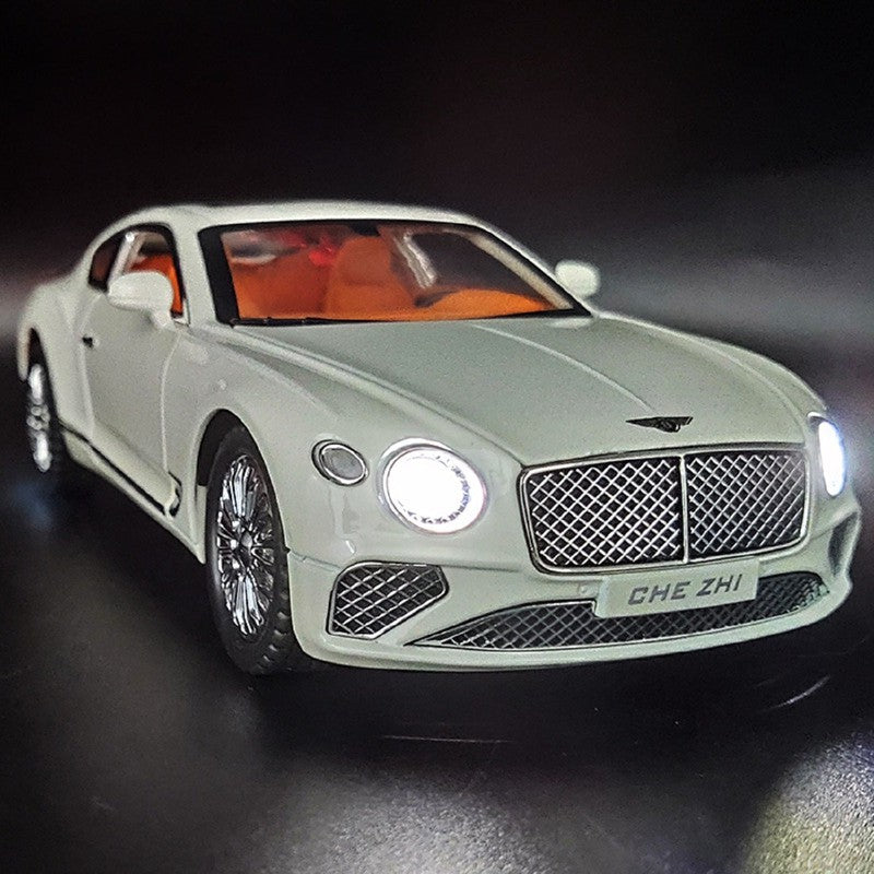 Diecast Resembling Bentley European Simulation Pull Back Car with Lights & Sounds | 1:24 Scale Model