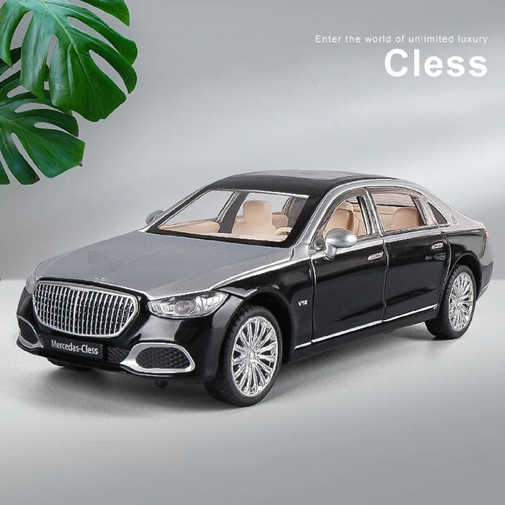 Resembling Maybach S600 big S Metal Diecast Car | 1:24 Scale Model | Black