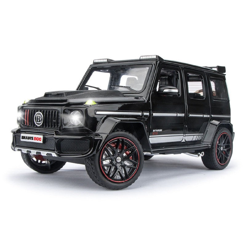 Diecast Resembling Brabus 124 G800 Pull Back Car with Light & Sound | 1:24 Scale Model (14 Years till Grown Ups)