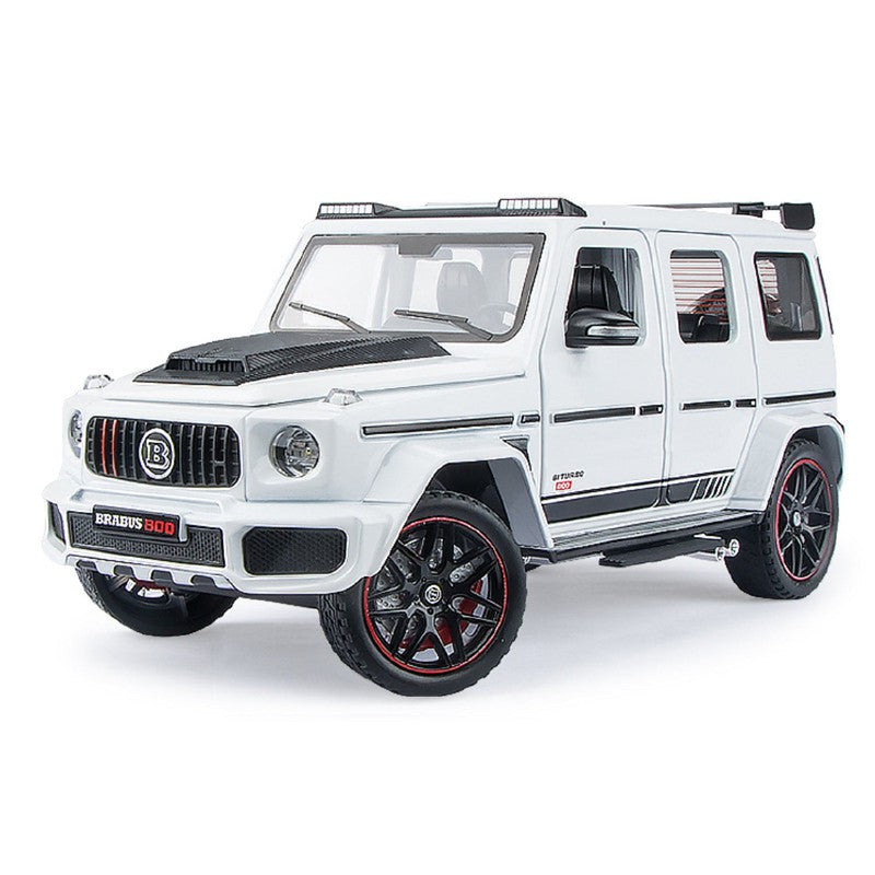 Diecast Resembling Brabus 124 G800 Pull Back Car with Light & Sound | 1:24 Scale Model (14 Years till Grown Ups)