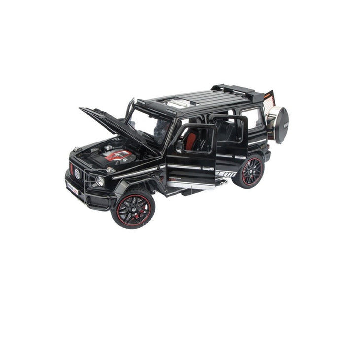 Diecast Resembling Brabus 124 G800 Pull Back Car with Light & Sound | 1:24 Scale Model (14 Years till Grown Ups)