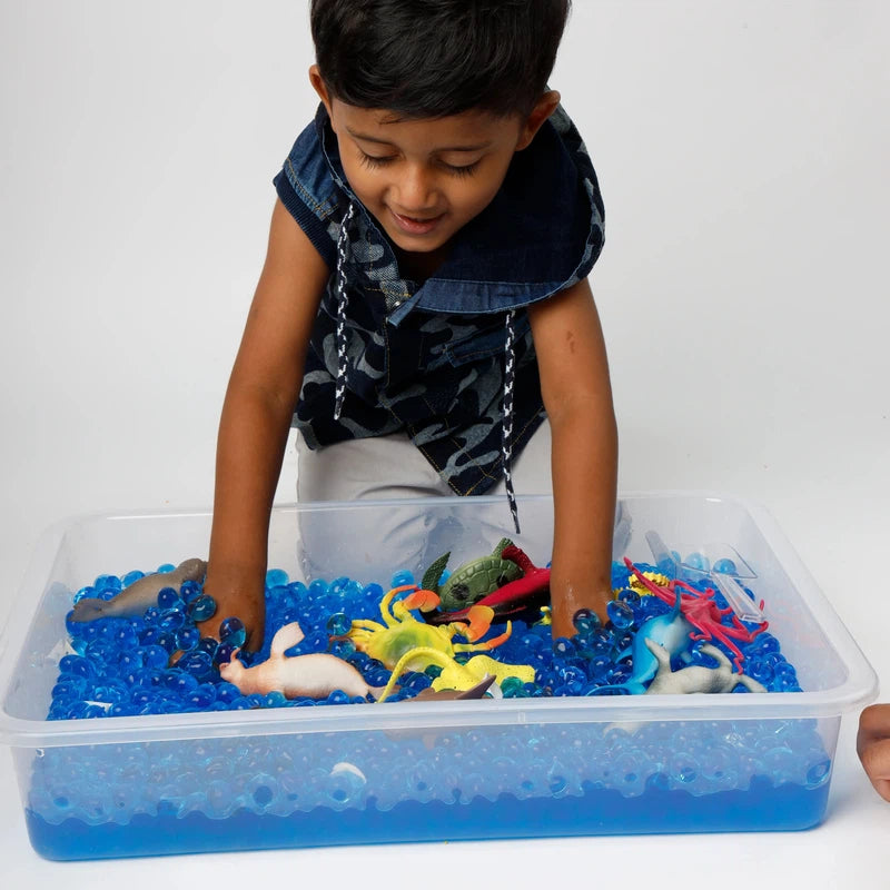 Ocean Sensory Bin for Kids | Sea Animals With Water Beads For Kids | Water Sensory Play | 3-12 Years