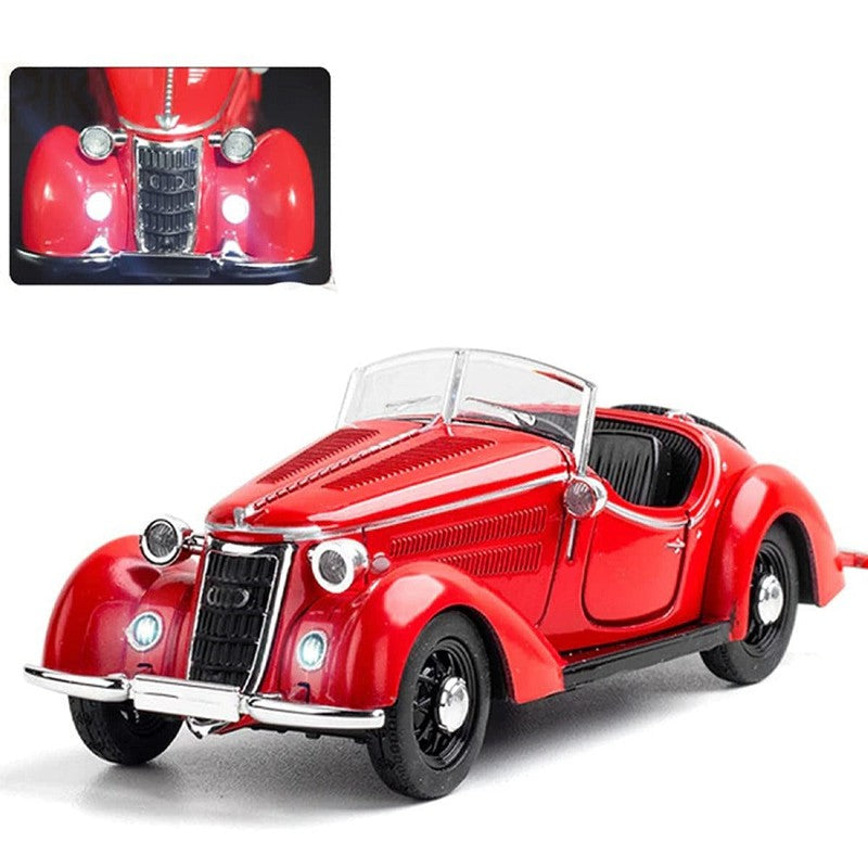 Resembling Audi Old Best Diecast Car - Red | 1:32 Scale Model