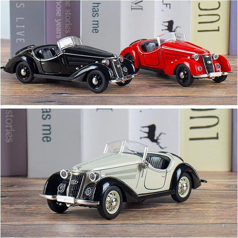 Resembling Audi Old Best Diecast Car - White | 1:32 Scale Model