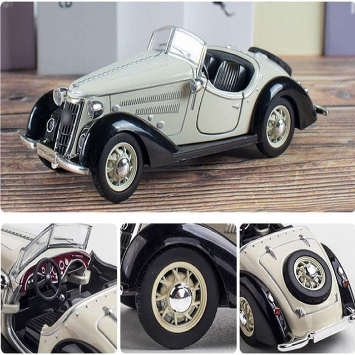 Resembling Audi Old Best Diecast Car - White | 1:32 Scale Model