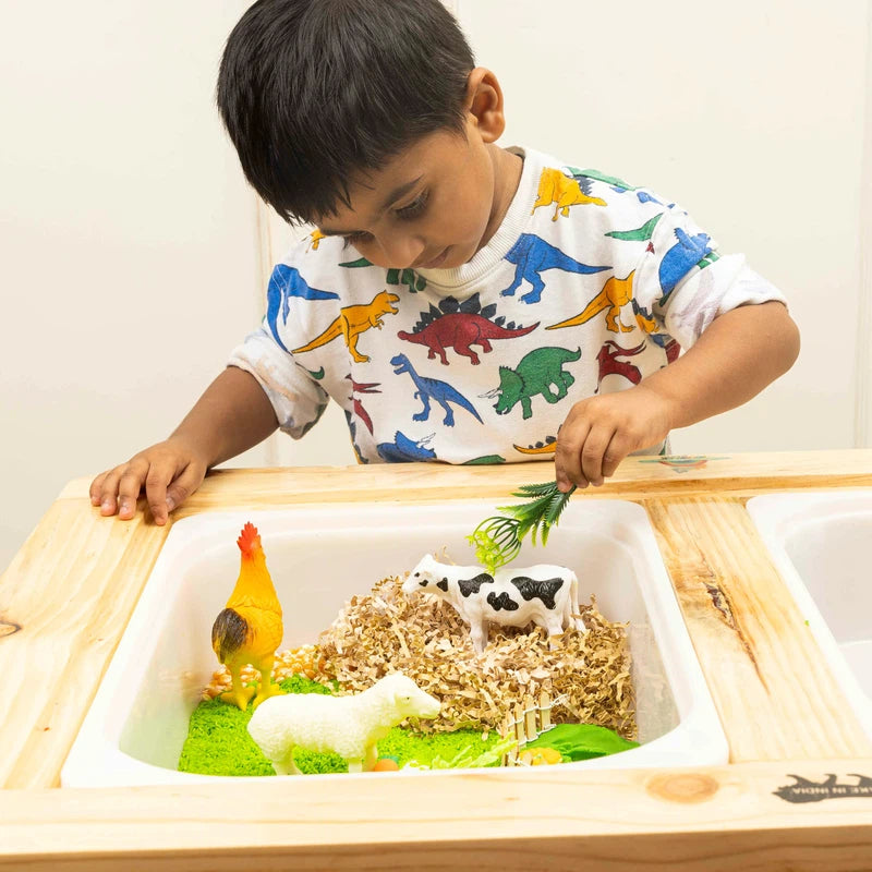 DIY Farm Sensory Bin for Kids | Farm Themed With Animals | 2-5 Years