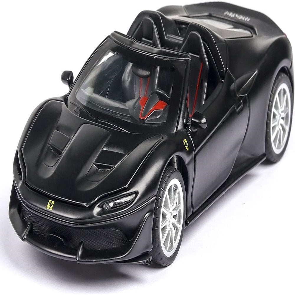 Resembling Ferrari J50 Open Diecast Car | 1:32 Scale Model | Black