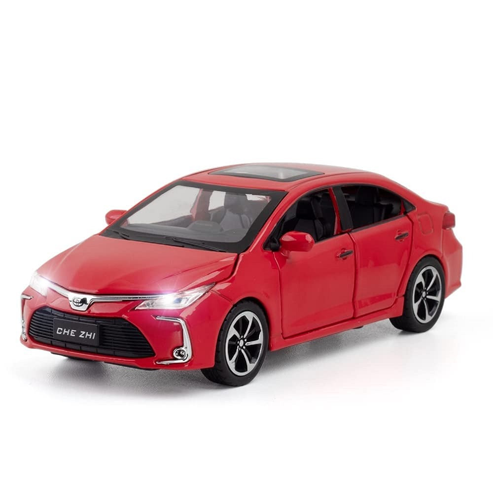 Resembling Toyota Corolla Altis Diecast Car | 1:32 Scale Model | Red