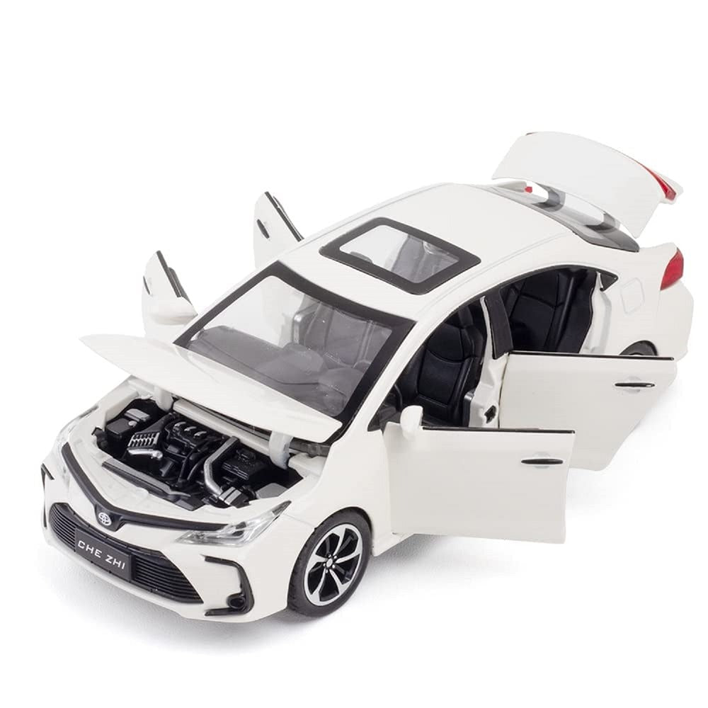 Resembling Toyota Corolla Altis Diecast Car | 1:32 Scale Model | White