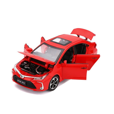 Resembling Toyota Corolla Altis Diecast Car | 1:32 Scale Model | Red