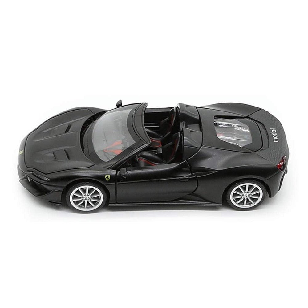 Resembling Ferrari J50 Open Diecast Car | 1:32 Scale Model | Black