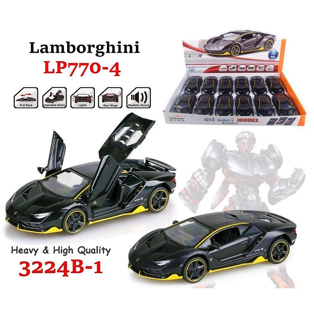 Resembling Lamborghini LP770ss Diecast Car | 1:32 Scale Model |