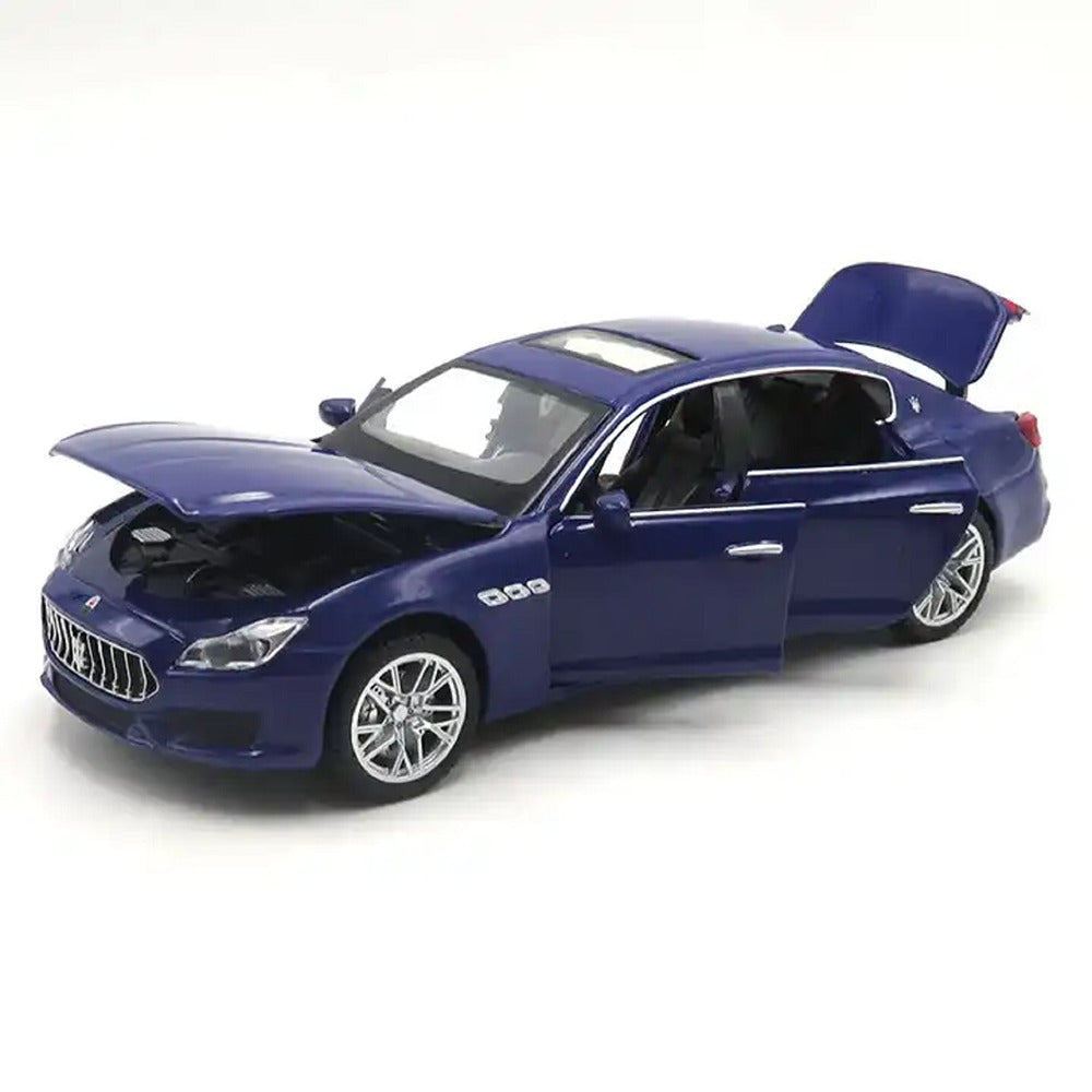 Blue Resembling Maserati Quattroporte 66080 Diecast Car | 1:32 Scale Model