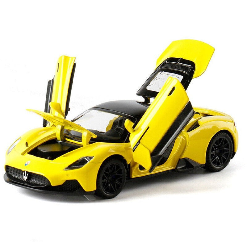 Resembling Maserati MC20 Diecast Car | Yellow