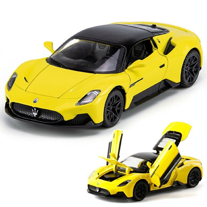 Resembling Maserati MC20 Diecast Car | Yellow