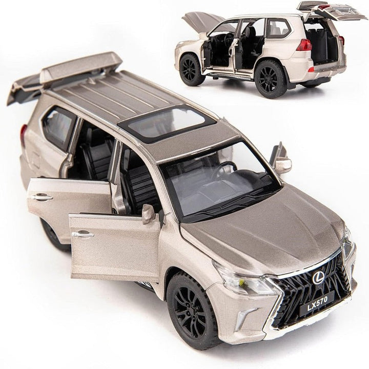 Resembling Lexus LX570 132 Diecast Car | 1:24 Scale Model