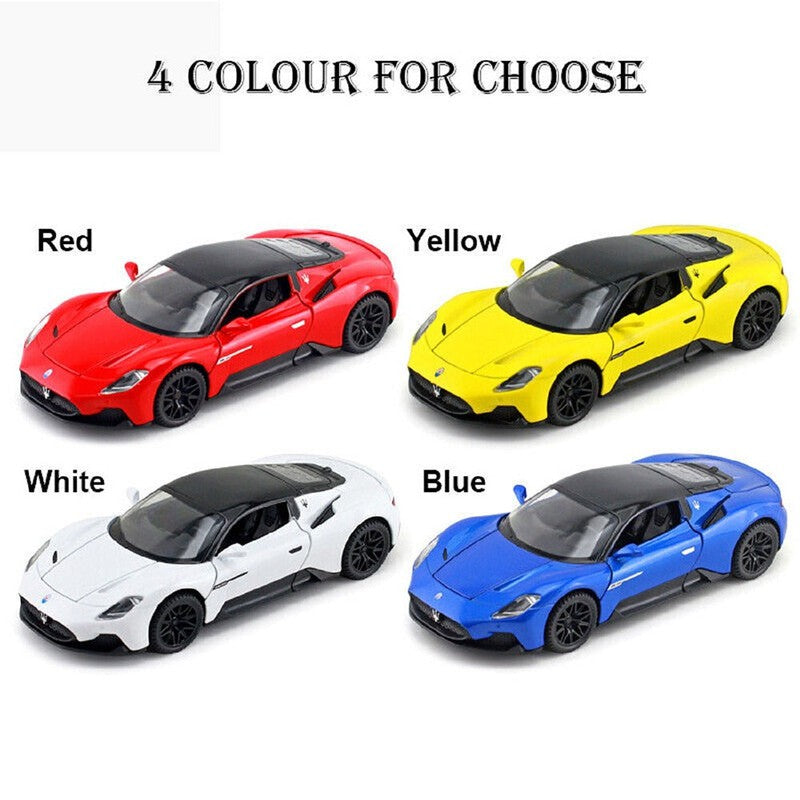 Resembling Maserati MC20 Diecast Car | Yellow