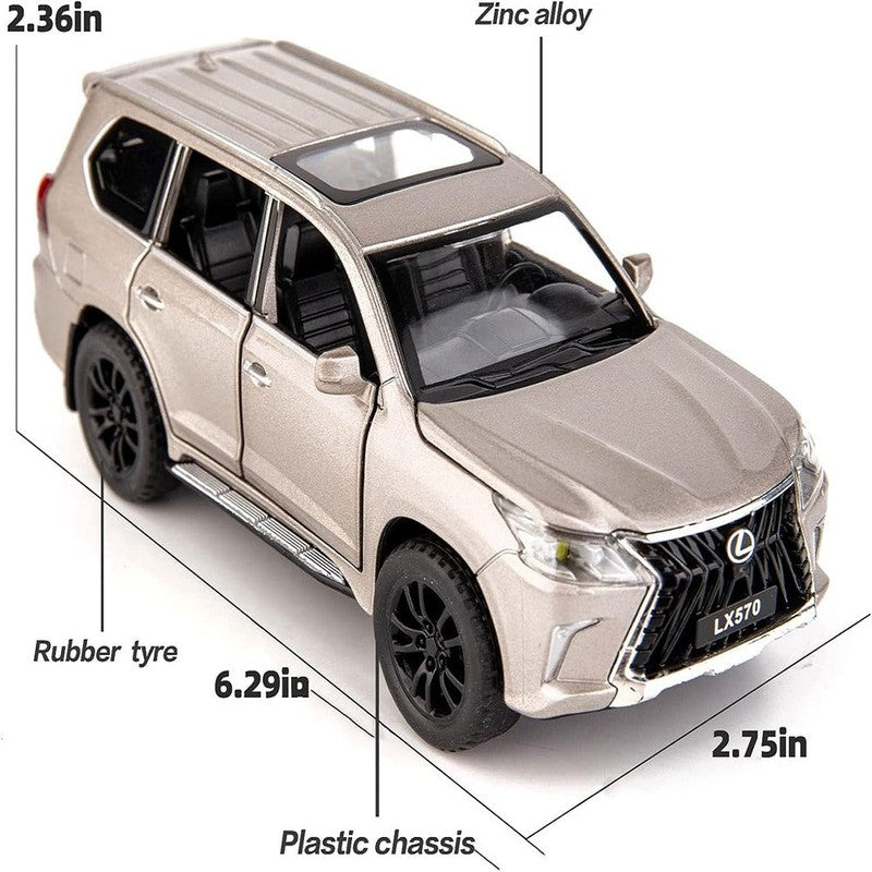 Resembling Lexus LX570 132 Diecast Car | 1:24 Scale Model