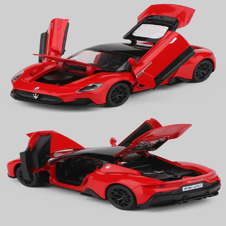 Resembling Maserati MC20 Diecast Car | Red