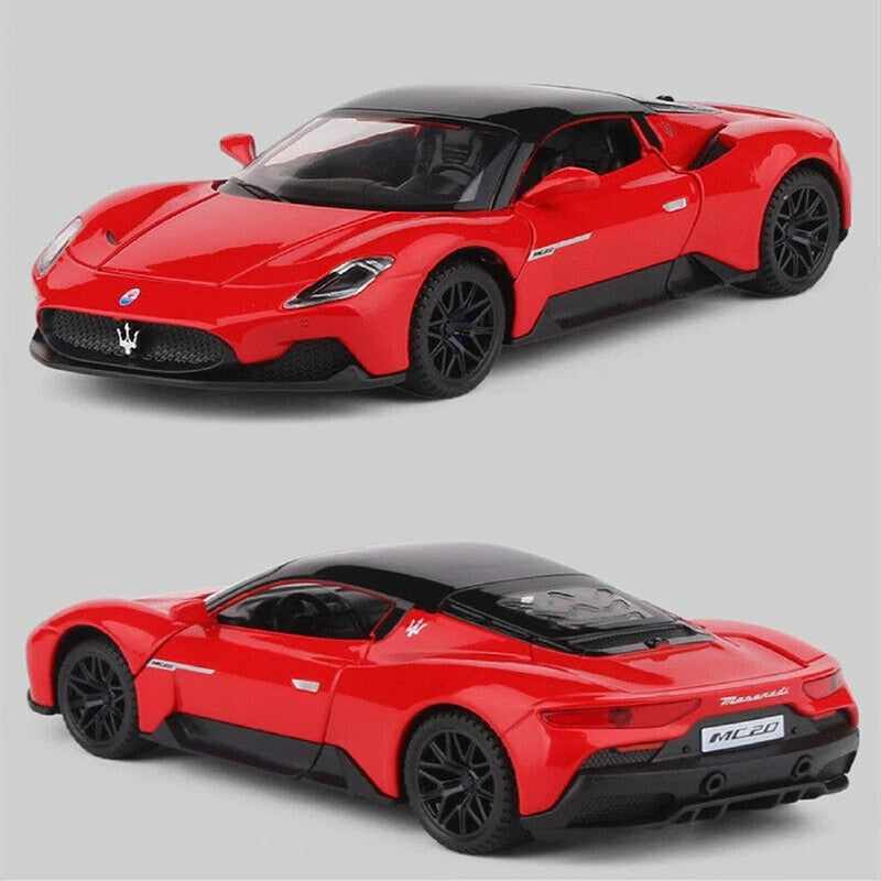 Resembling Maserati MC20 Diecast Car | Red