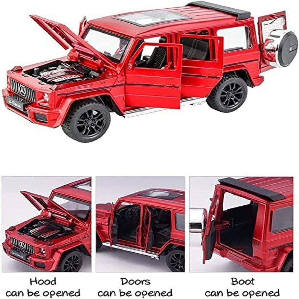 Resembling C-Klessa Benz 132 AMG-G63 Diecast Car | 1:32 Scale Model | Red