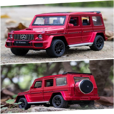 Resembling C-Klessa Benz 124 AMG-G63 Diecast Car | 1:24 Scale Model | Red