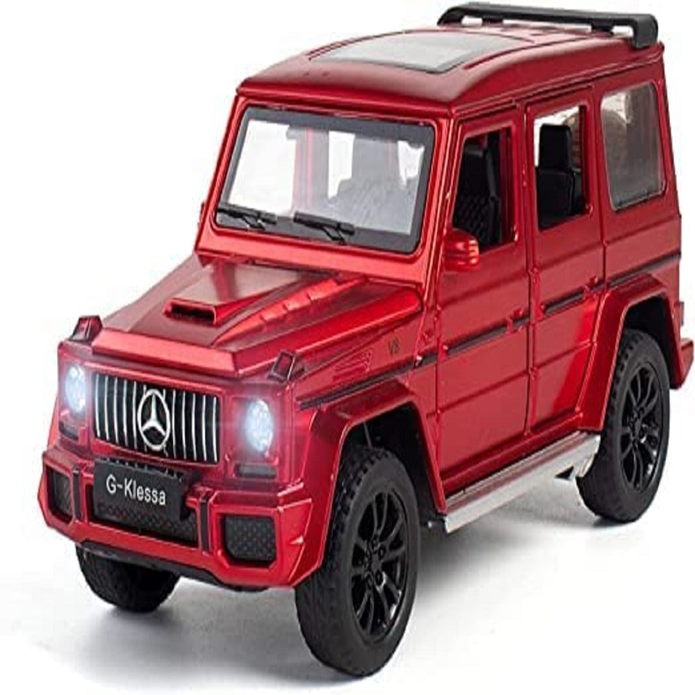 Resembling C-Klessa Benz 124 AMG-G63 Diecast Car | 1:24 Scale Model | Red