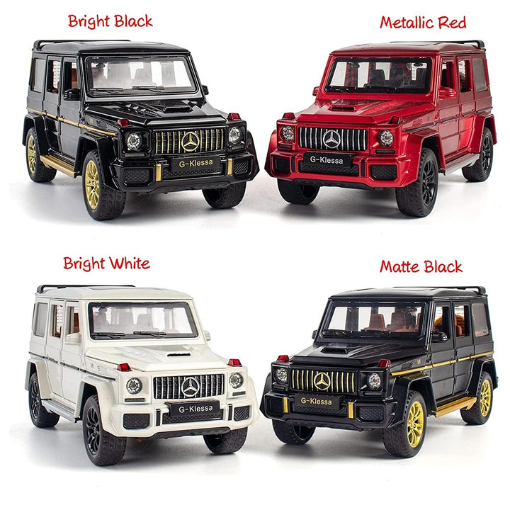 Resembling C-Klessa Benz 132 AMG-G63 Diecast Car | 1:32 Scale Model | White