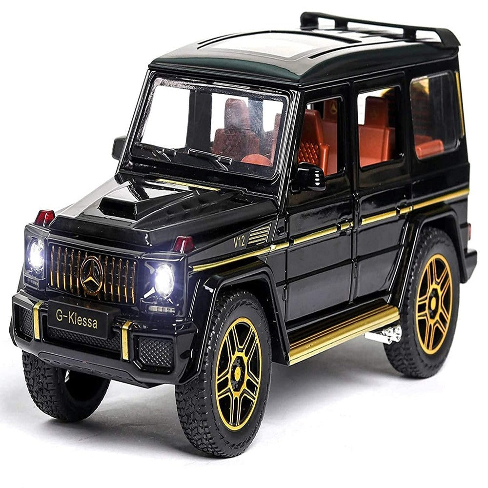 Resembling C-Klessa Benz 132 AMG-G63 Diecast Car | 1:32 Scale Model | Black