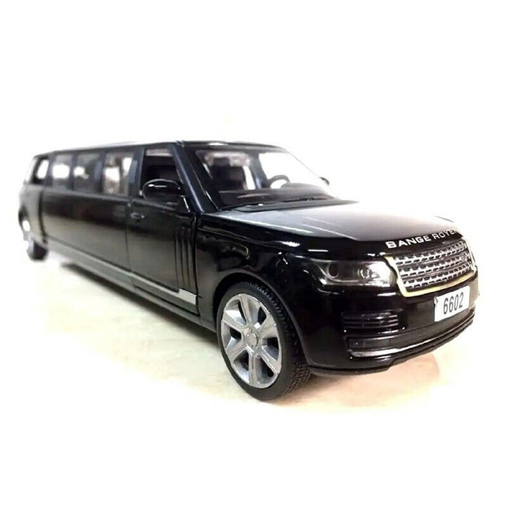 Resembling Long Range Rover - Long Size Diecast Car | 1:32 Scale Model | Black