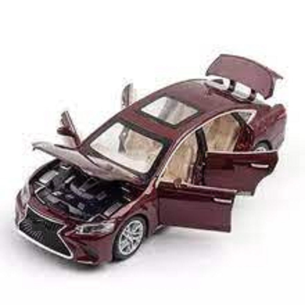 Resembling Lexus ls500 News Diecast Car | 1:32 Scale Model | Red