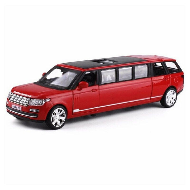 Resembling Long Range Rover - Long Size Diecast Car | 1:32 Scale Model | Red