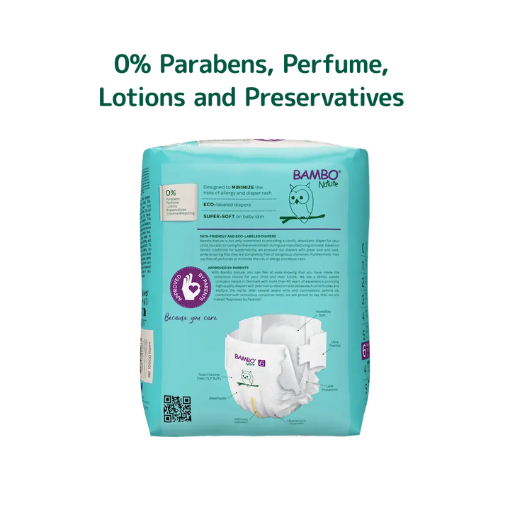 Bambo Nature (6-XXL) Diapers | 20 Diapers | 16+ Kg | 35+ lbs
