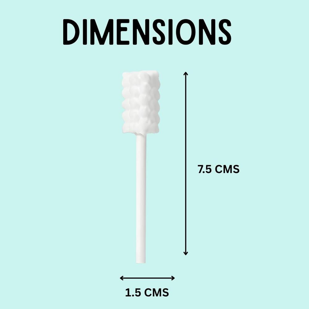Zikku Infant Tongue Cleaner (Pack of 15 Pieces) | 0-3 Years