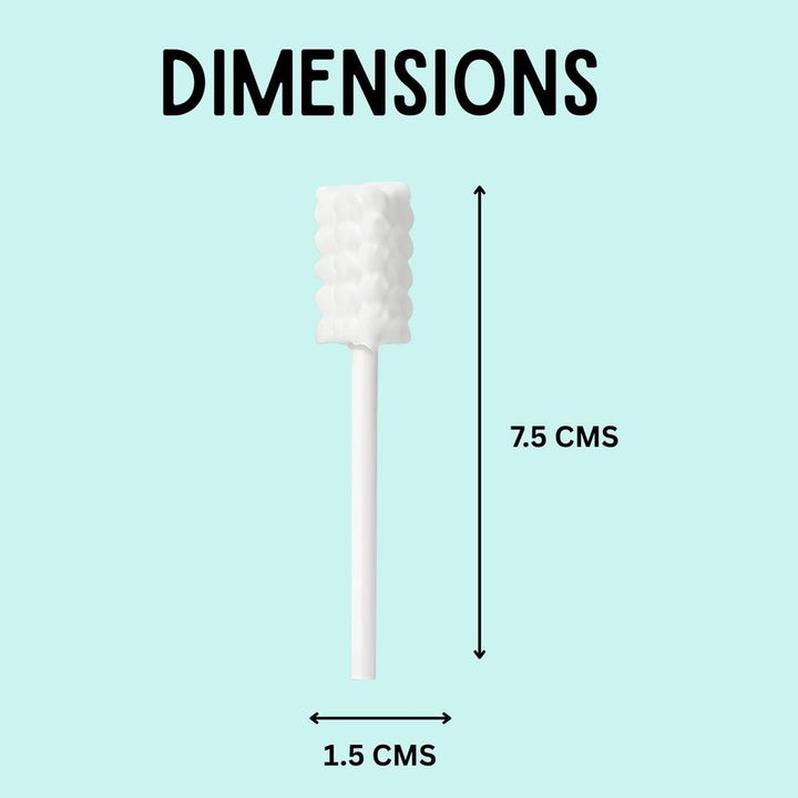 Zikku Infant Tongue Cleaner (Pack of 15 Pieces) | 0-3 Years